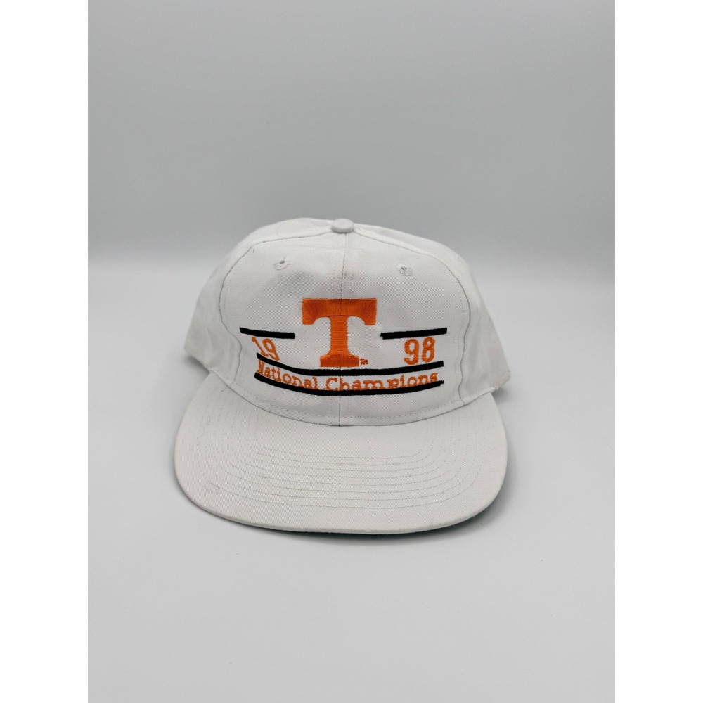 Vintage The Game Tennessee Volunteers 1998 National Champions Snapback Hat White